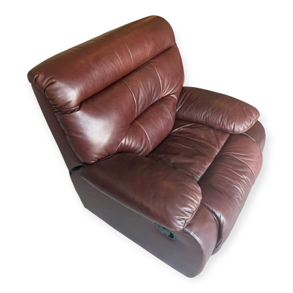 Bel Furniture Sara Collection Manual Recliner – Wine Brown - Picture 2 of 10